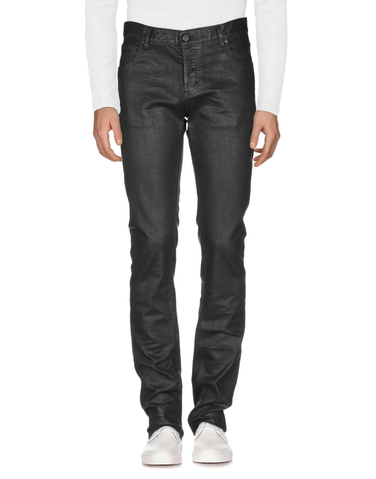 ROBERTO CAVALLI Black Men‘s Denim Pants 2 ROBERTO CAVALLI Black Men‘s Denim Pants - Image 2