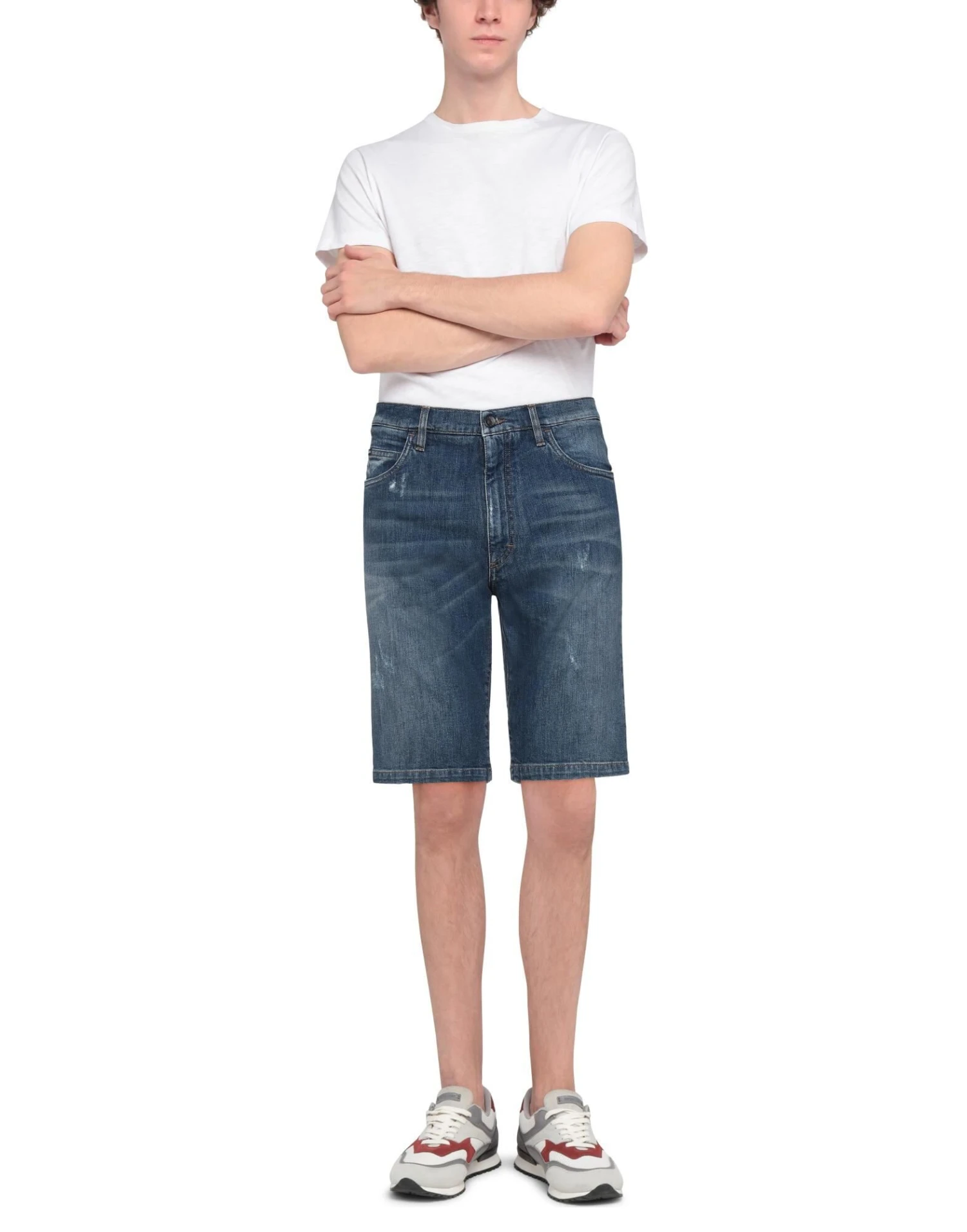 DOLCE & GABBANA Blue Men‘s Denim Shorts 2 DOLCE & GABBANA Blue Men‘s Denim Shorts - Image 2