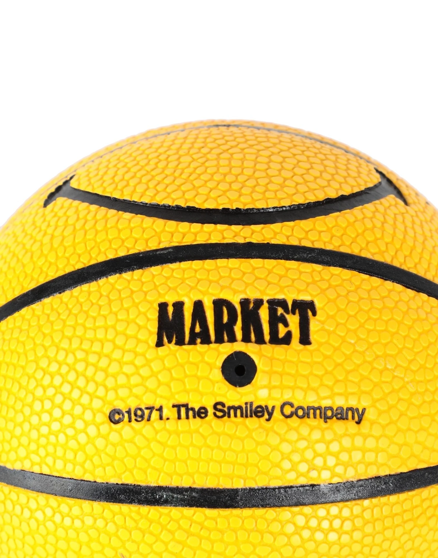 MARKET SMILEY MINI BASKETBALL Yellow Men‘s Sport Accessories 2 MARKET SMILEY MINI BASKETBALL Yellow Men‘s Sport Accessories - Image 2