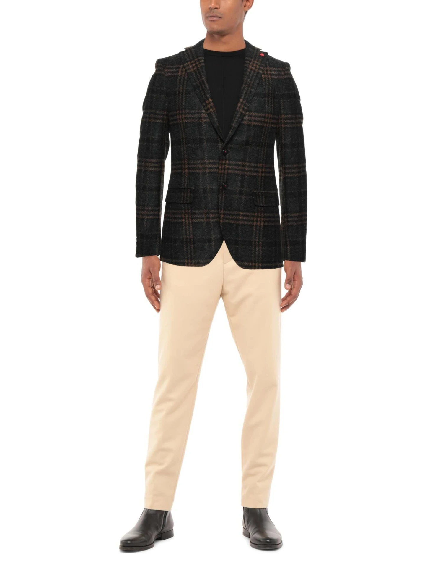 MANUEL RITZ Steel Grey Men‘s Blazer 2 MANUEL RITZ Steel Grey Men‘s Blazer - Image 2