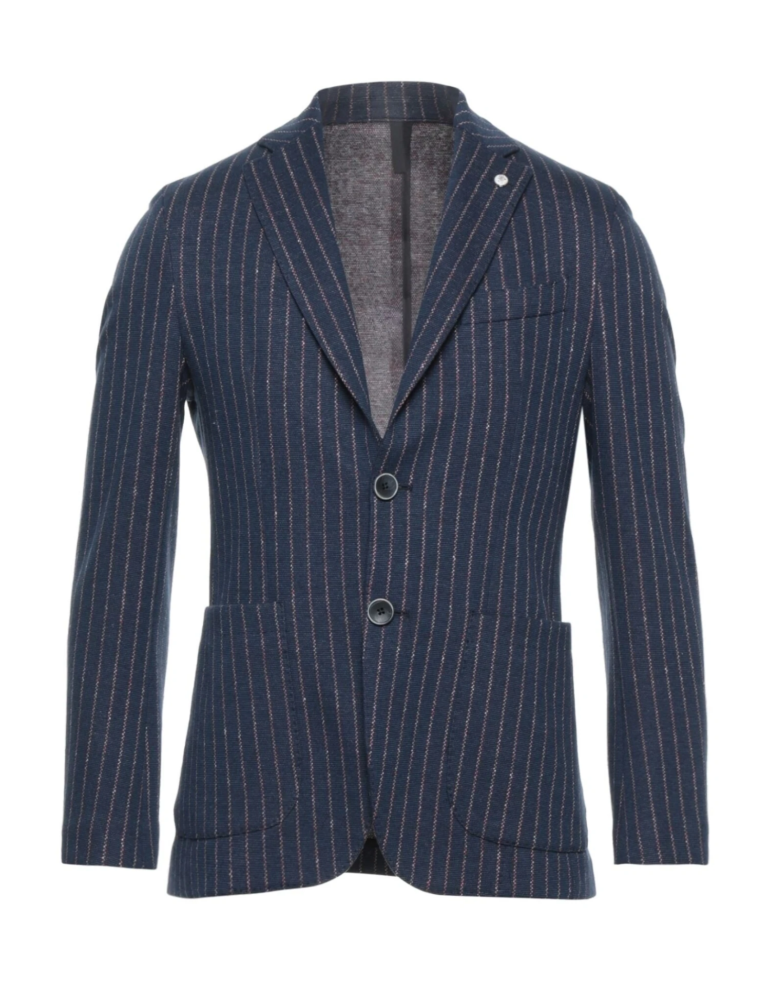 DOMENICO TAGLIENTE Midnight Blue Men‘s Blazer 1 DOMENICO TAGLIENTE Midnight Blue Men‘s Blazer