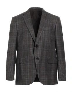 ZEGNA Dark Brown Men‘s Blazer