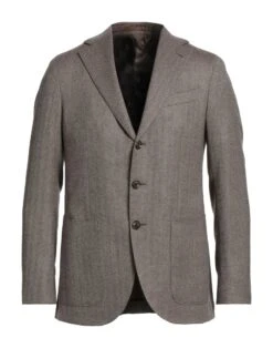CARUSO Dark Brown Men‘s Blazer
