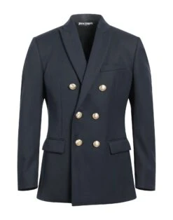 PALM ANGELS Midnight Blue Men‘s Blazer