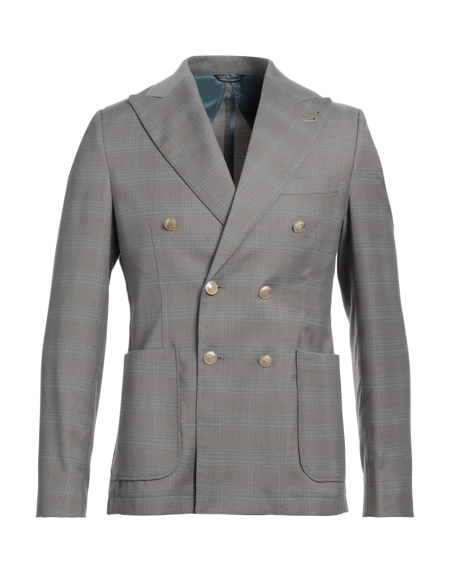 GREY DANIELE ALESSANDRINI Light Grey Men‘s Blazer 1 GREY DANIELE ALESSANDRINI Light Grey Men‘s Blazer