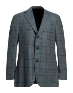 RAFFAELE CARUSO SARTORIA PARMA Blue Men‘s Blazer