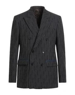 ETRO Steel Grey Men‘s Blazer