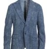 MANUEL RITZ Slate Blue Men‘s Blazer