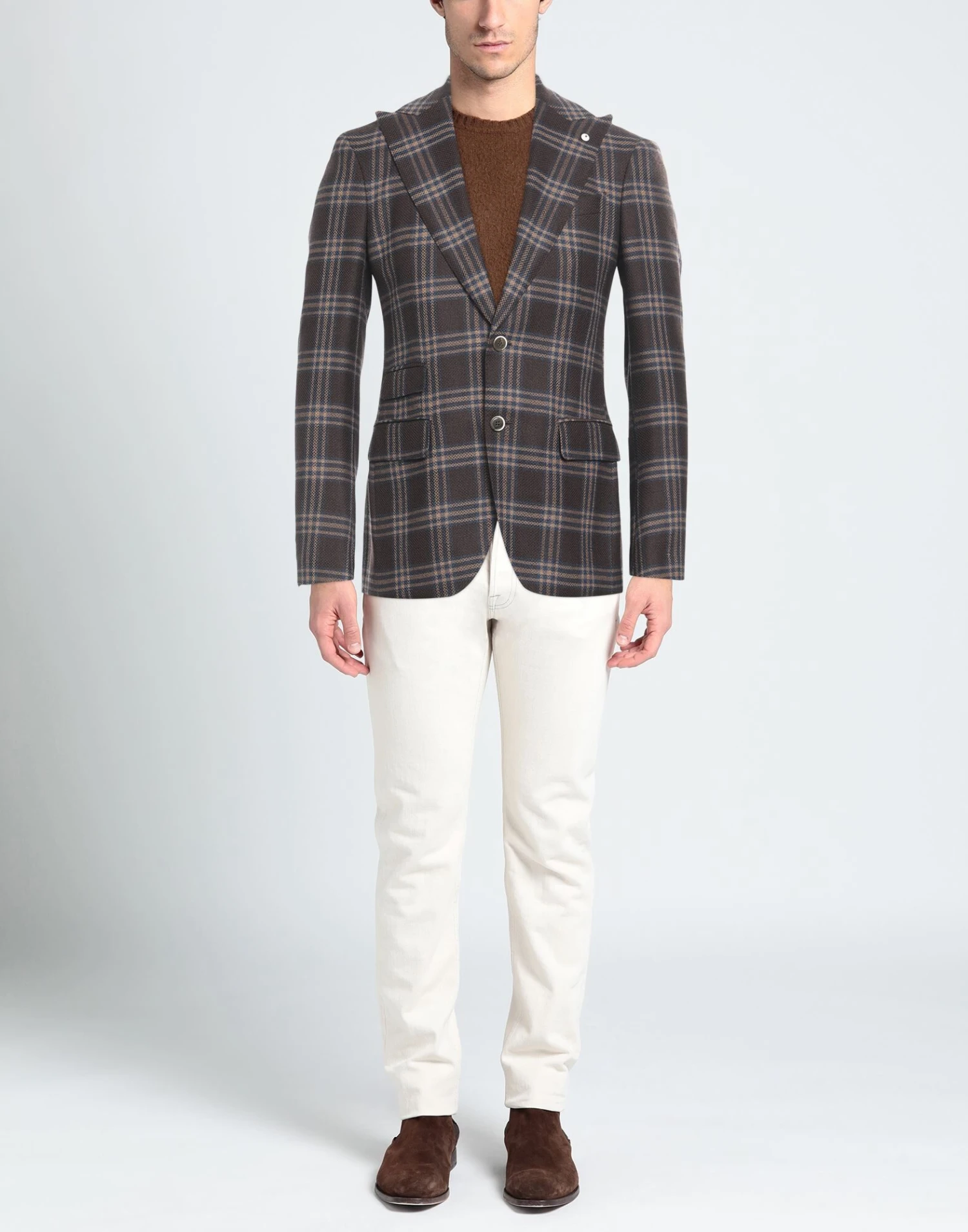 L.B.M. 1911 Brown Men‘s Blazer 2 L.B.M. 1911 Brown Men‘s Blazer - Image 2