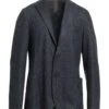 ELEVENTY Navy Blue Men‘s Blazer