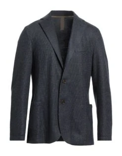 ELEVENTY Navy Blue Men‘s Blazer