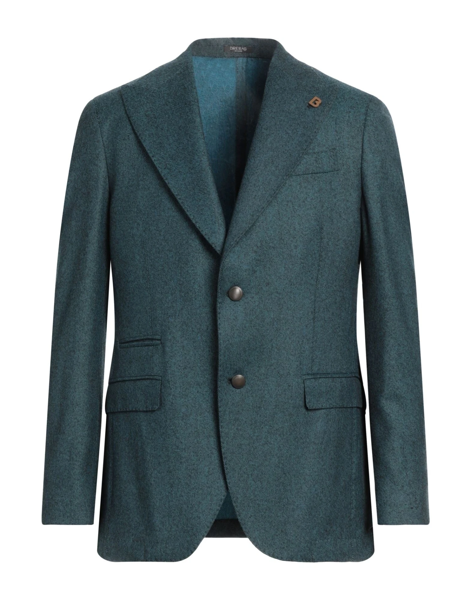 BRERAS Milano Deep Jade Men‘s Blazer 1 BRERAS Milano Deep Jade Men‘s Blazer